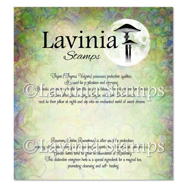 15411_image_2388a55c426b4a2b.jpg Lavinia Thyme & Rosemary Word Stamp LAV953