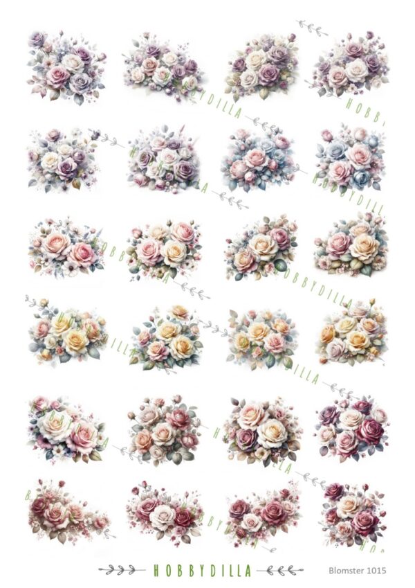 15475_image_7144b6a086c58ec9.jpg Rispapir A4 Blomster 1015 Miniroser