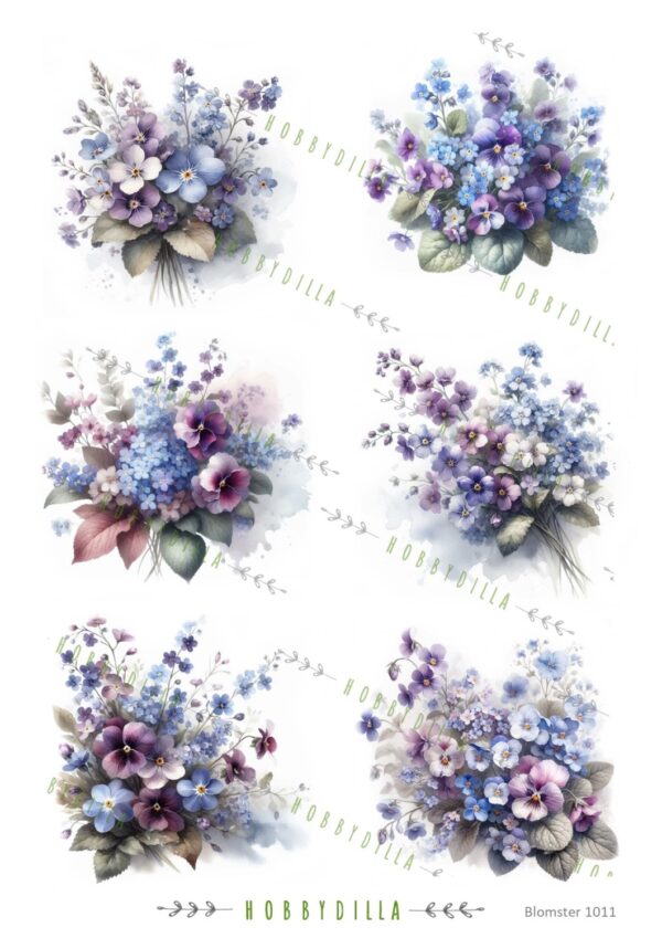 15478_image_052304284085f575.jpg Rispapir A4 Blomster 1011 Fioler