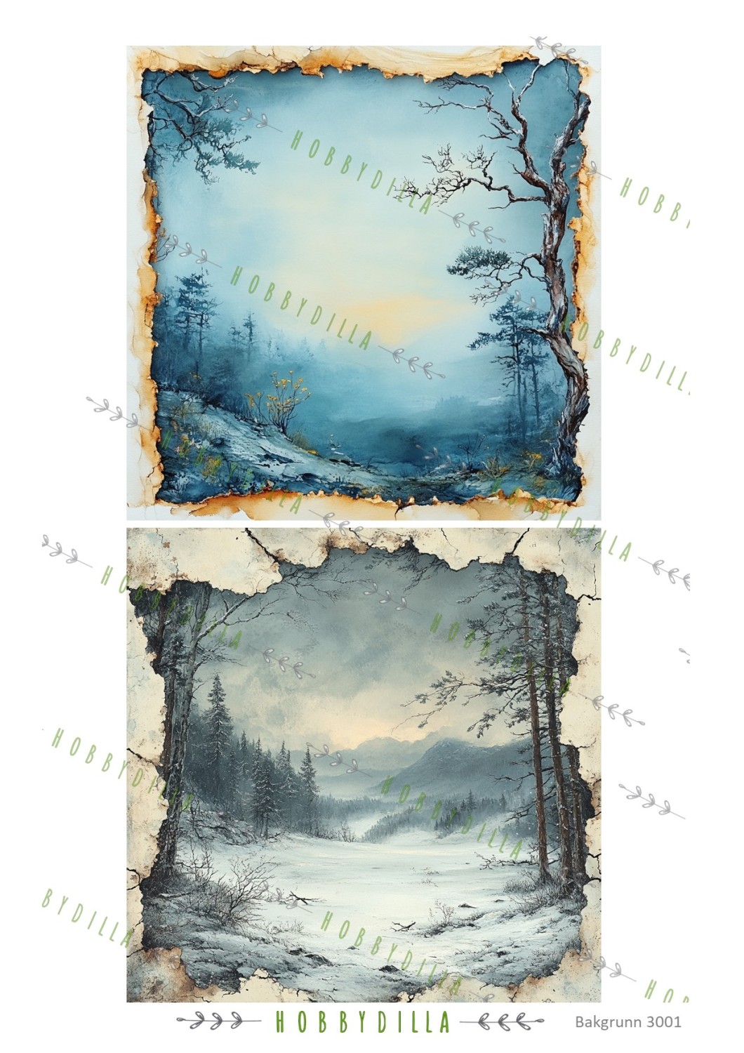 Rispapir A4 Natur 3001 Bakgrunn - Bilde 1