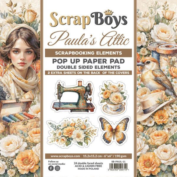 ScrapBoys Paula`s Attic - 11 - Pop Up Blokk