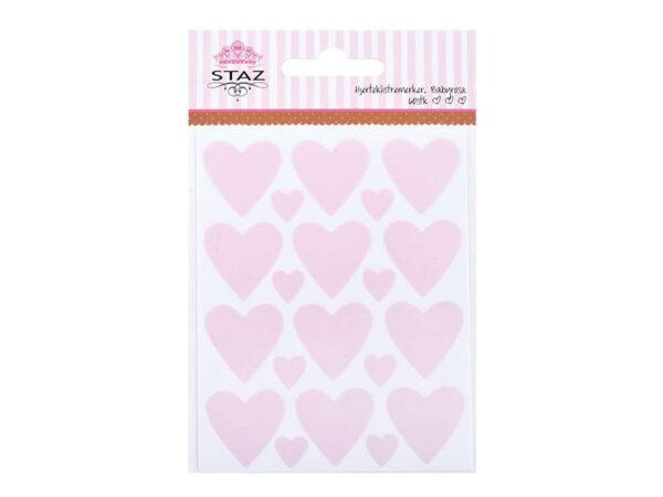 Staz Klistremerker – Hjerte Lavendel