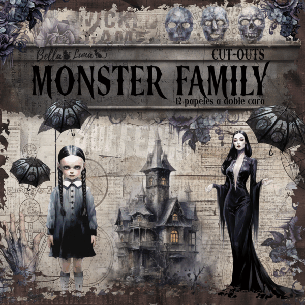 15578_image_00183cf2575ca9f5.png BellaLuna Monster Family Cut-outs Collection 8"x8"