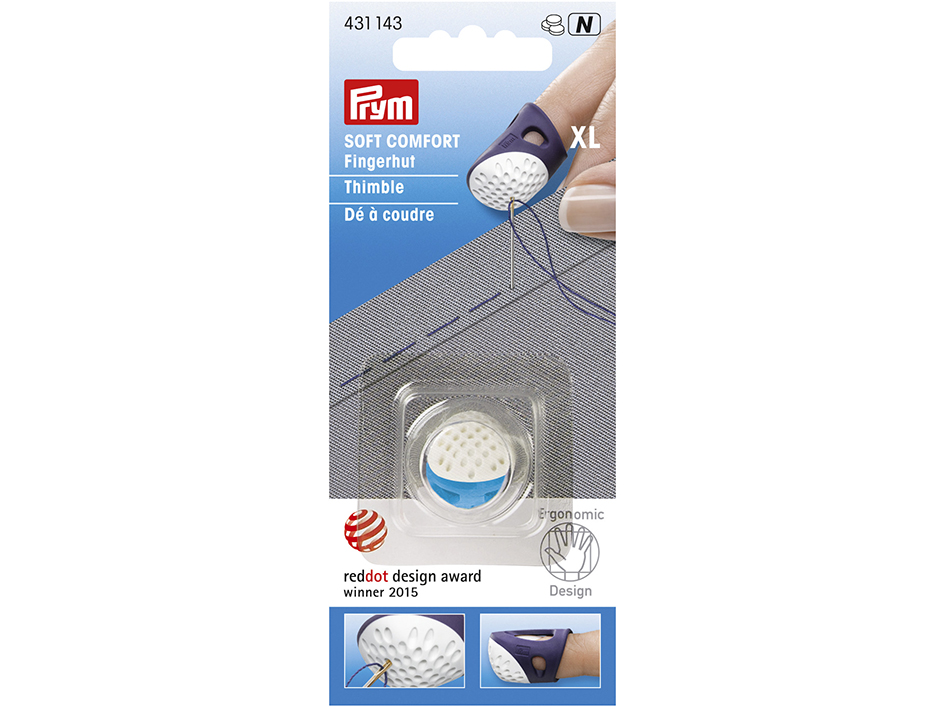 Prym Ergonomics Fingerbøll – 18,5-20mm – XL - Bilde 1