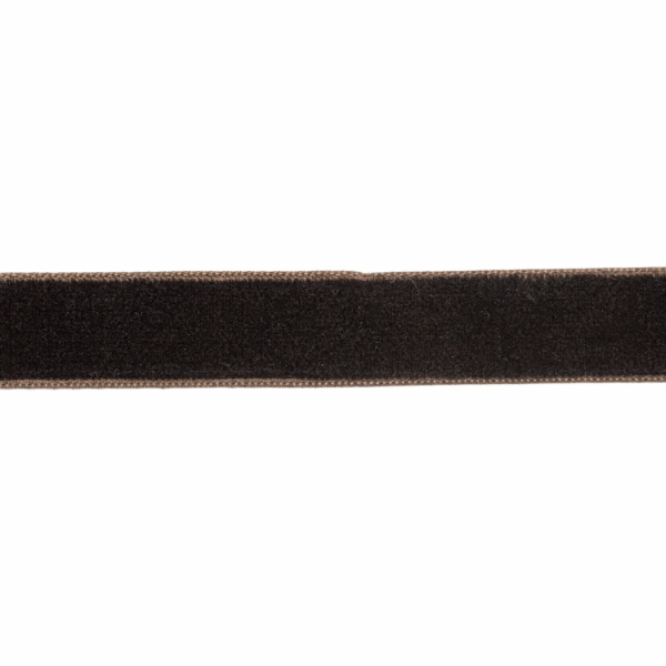 15676_image_0525b7454a1b37cc.png Fløyelsbånd 15mm - Mørk brun