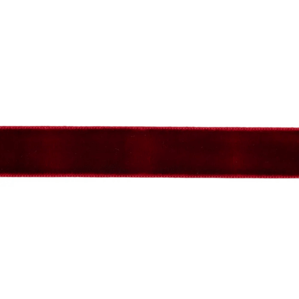 15679_image_4cad22b039737f52.png Fløyelsbånd 15mm - Mørk rød