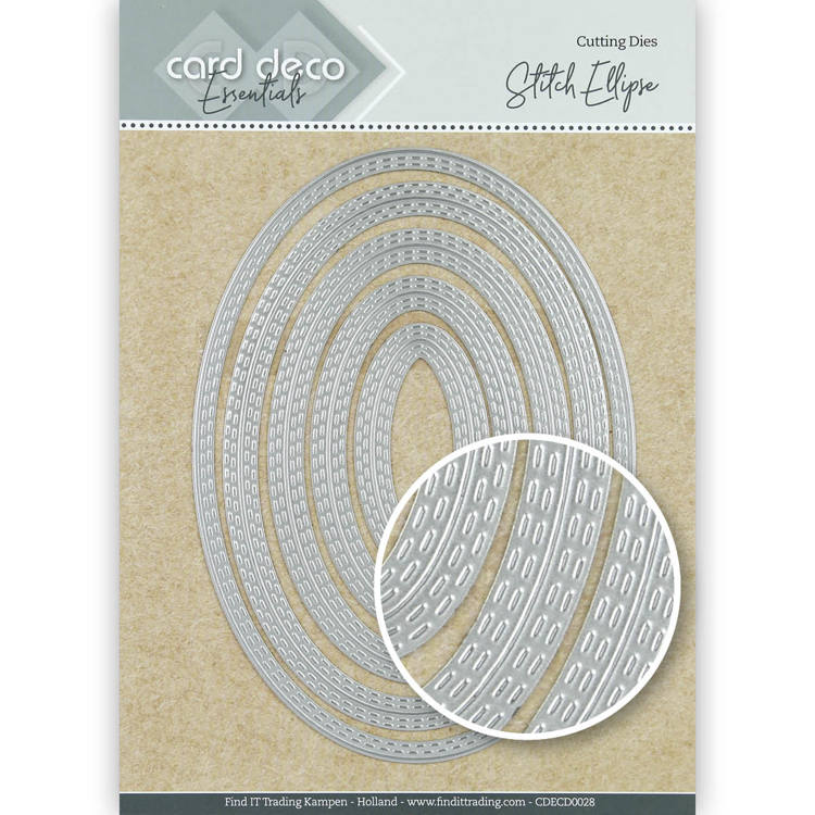 Card Deco Essentials Dies - Stitch Ellipse - Bilde 1