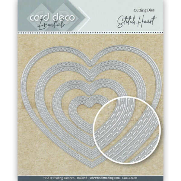 Card Deco Essentials Dies - Stitch Heart