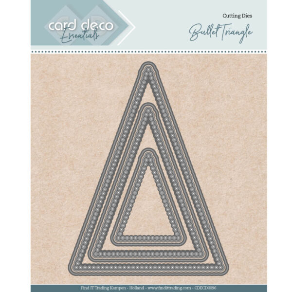 Card Deco Essentials Dies - Nesting Bullet Triangle