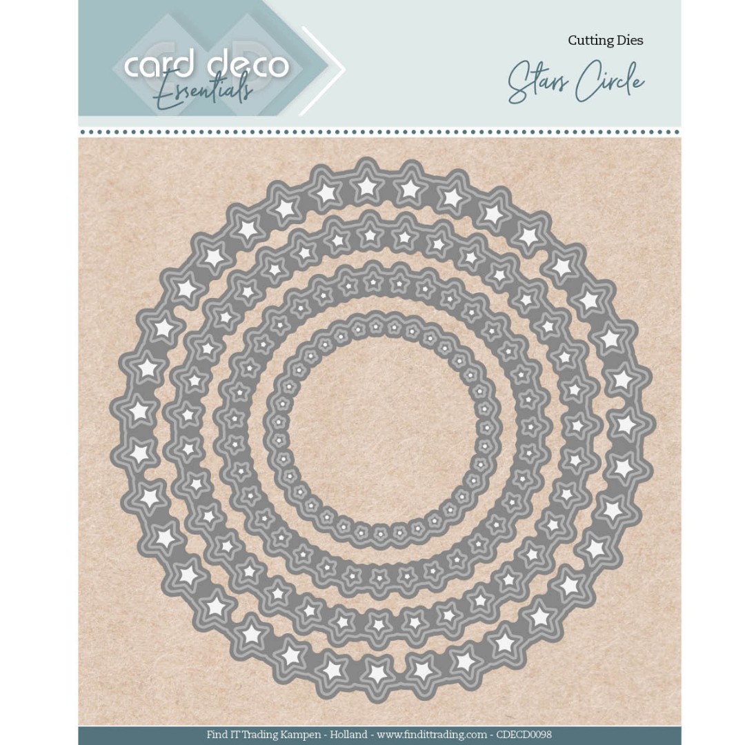 Card Deco Essentials Dies - Nesting Stars Circle - Bilde 1