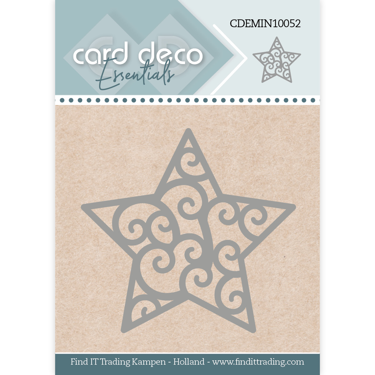 Card Deco Essentials Mini Dies - Julestjerne - Bilde 1