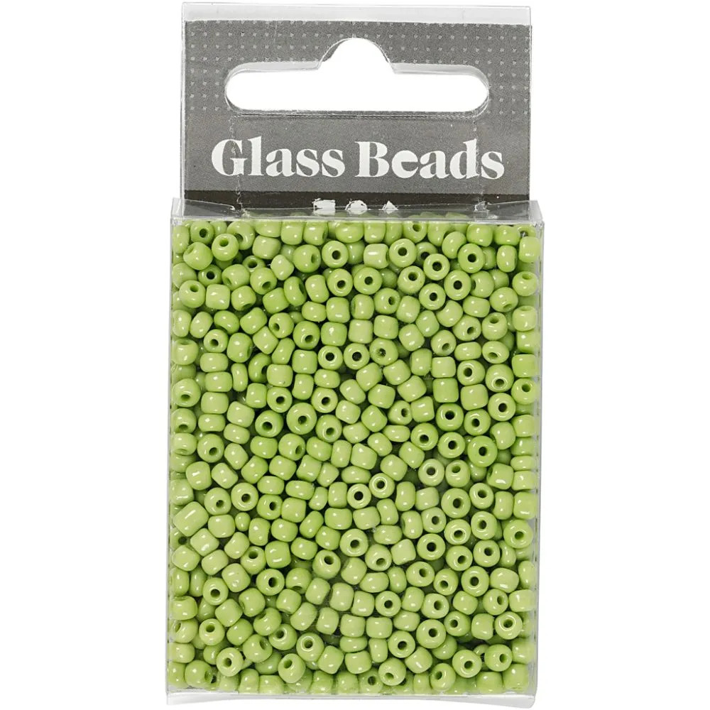 Rocaillesperler Lime Green - Bilde 1