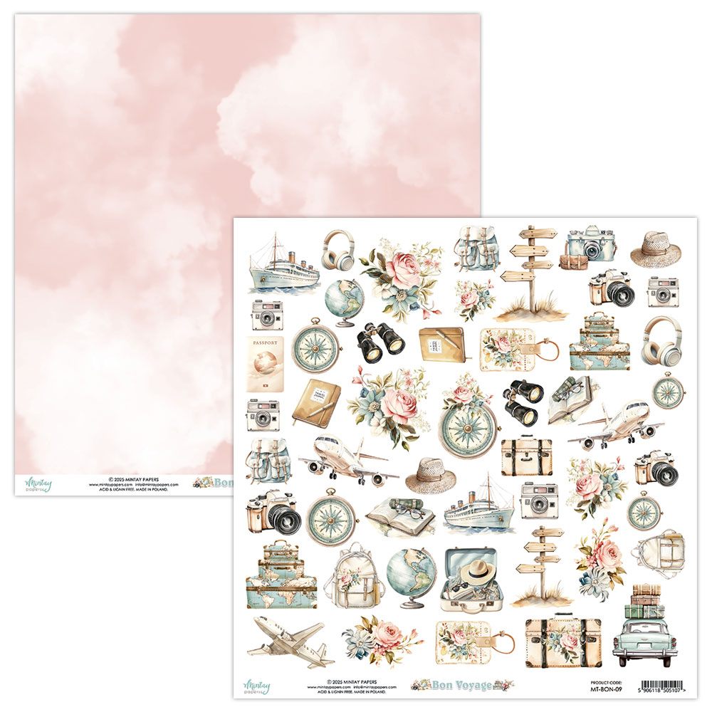 Mintay Bon Voyage Klippeark - Bilde 1