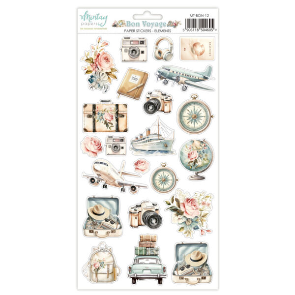15998_image_30c61b9fd16bedb0.jpg Mintay Bon Voyage 12 Papir Klistremerker