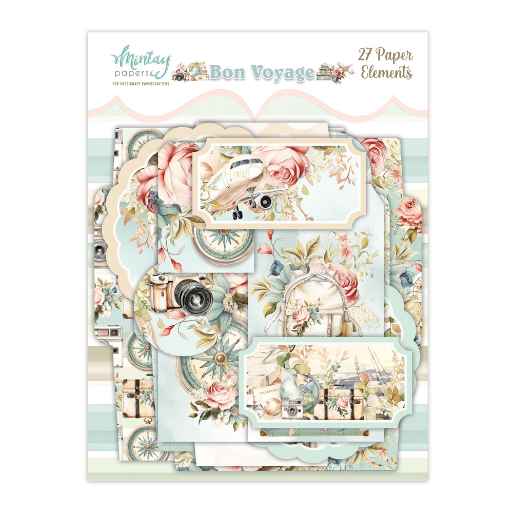 Mintay Bon Voyage Elements 27 stk - Bilde 1