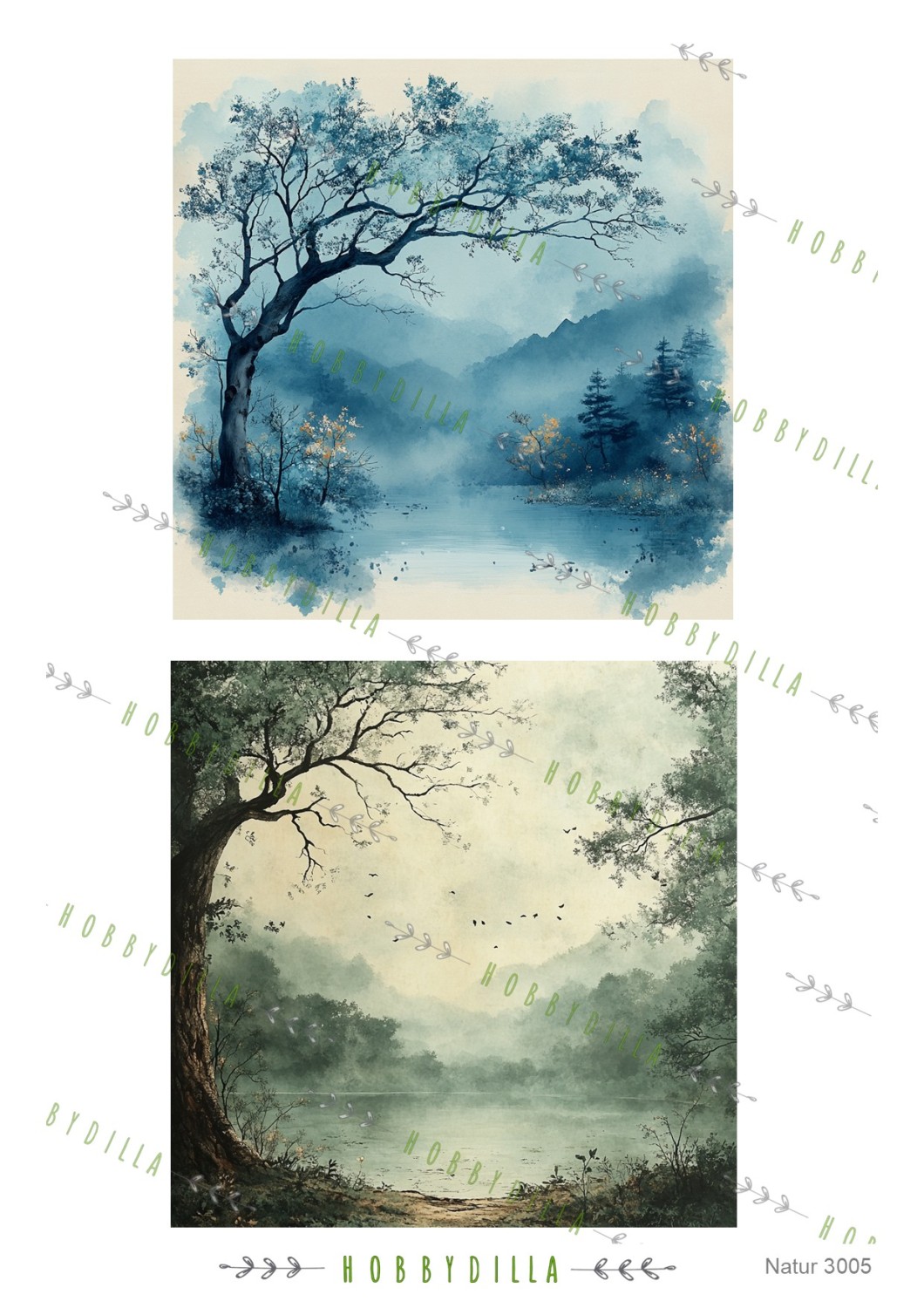 Rispapir A4 Natur 3005 Bakgrunn - Bilde 1