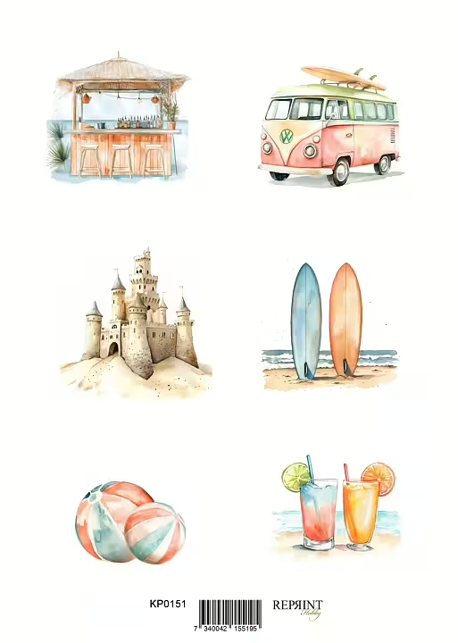 16048_image_ddec090c18fbfe19.jpg Reprint Motivark A4 The Beach 2