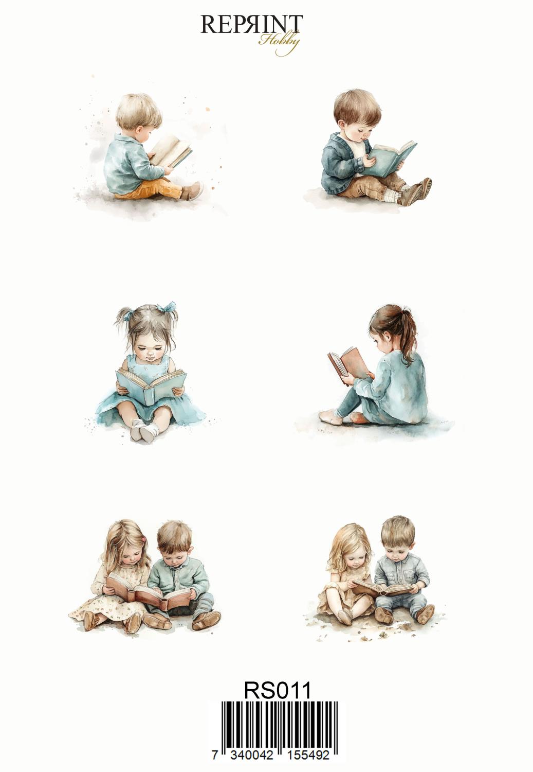Reprint - The Bookshop - Barn Leser Klistremerker - Bilde 1