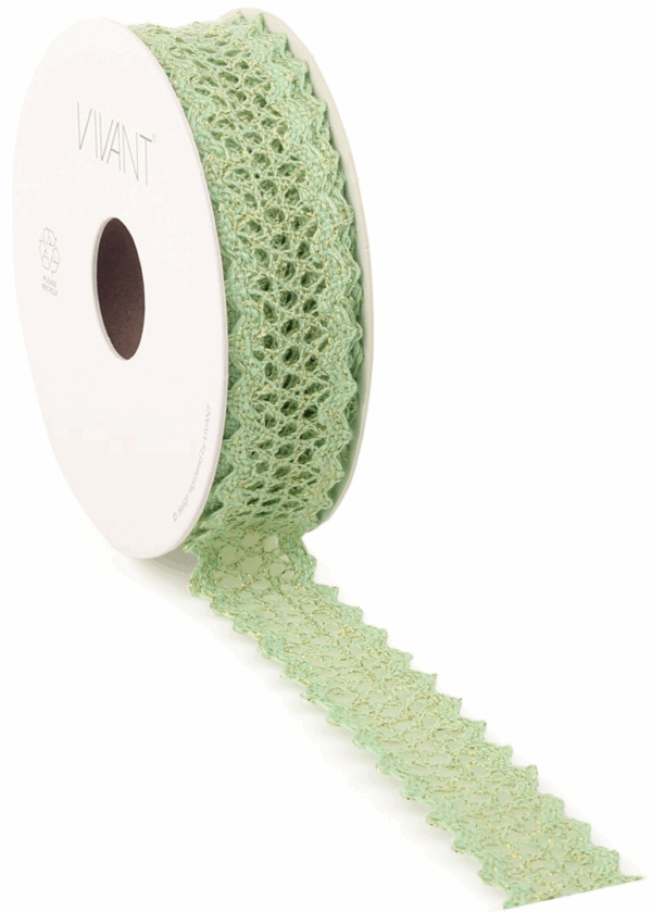 Blonde Grønn Med Innslag Av Gull 25mm