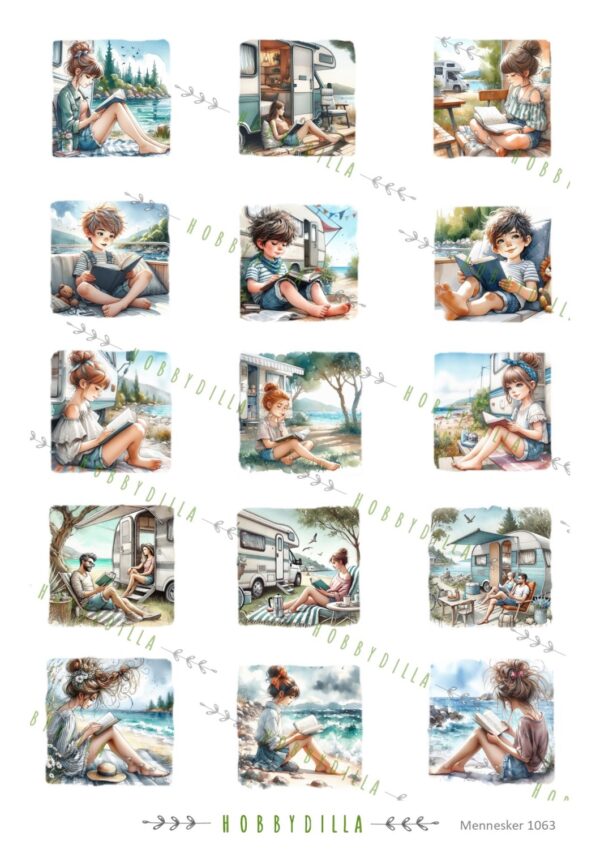 16093_image_beaef8efb2c64d3a.jpg Motivark Mennesker 1063 M Små Bokmerke Bilder Sommer