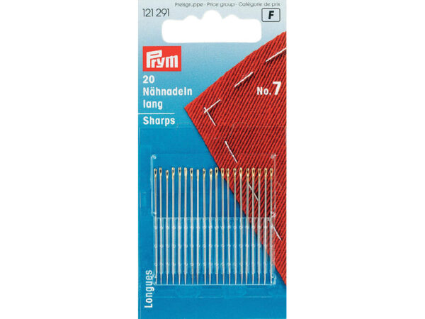 Prym Synåler lang/spiss No.7 – 20stk