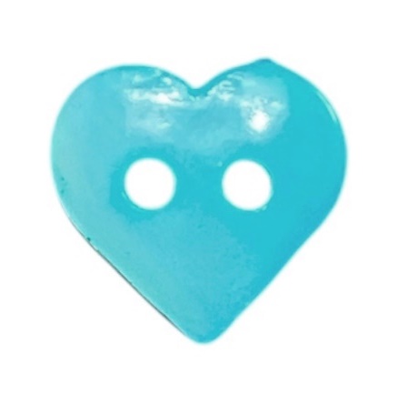 16126_image_10eddd09dcd9c8c9.jpg Knapp 2 hulls Hjerte 10 mm Turkis