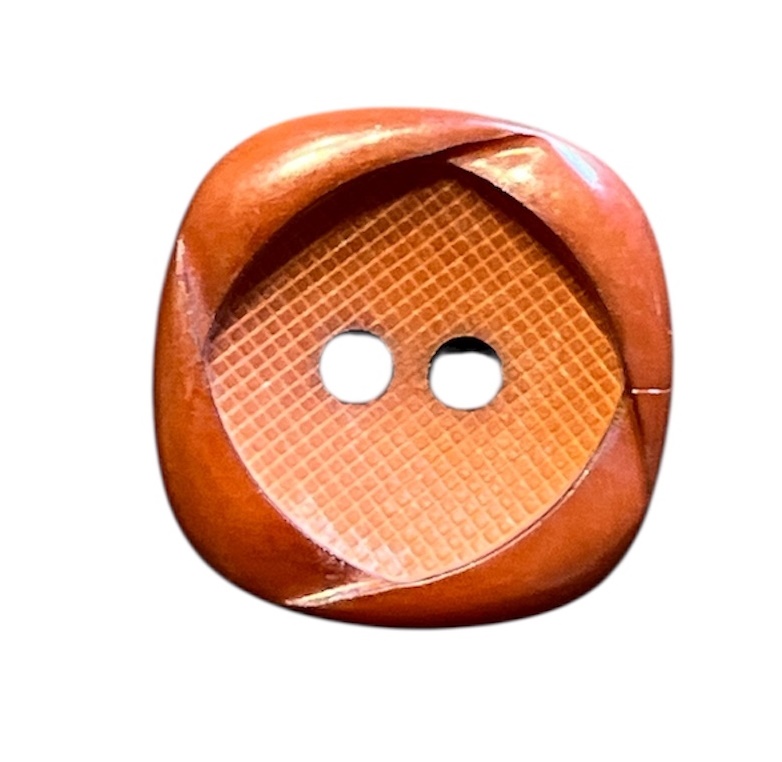 Knapp 2 hulls 18 mm Brun - Bilde 1