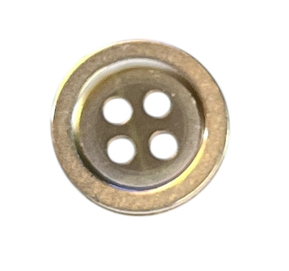 Knapp 4 hulls 13 mm Lys Brun