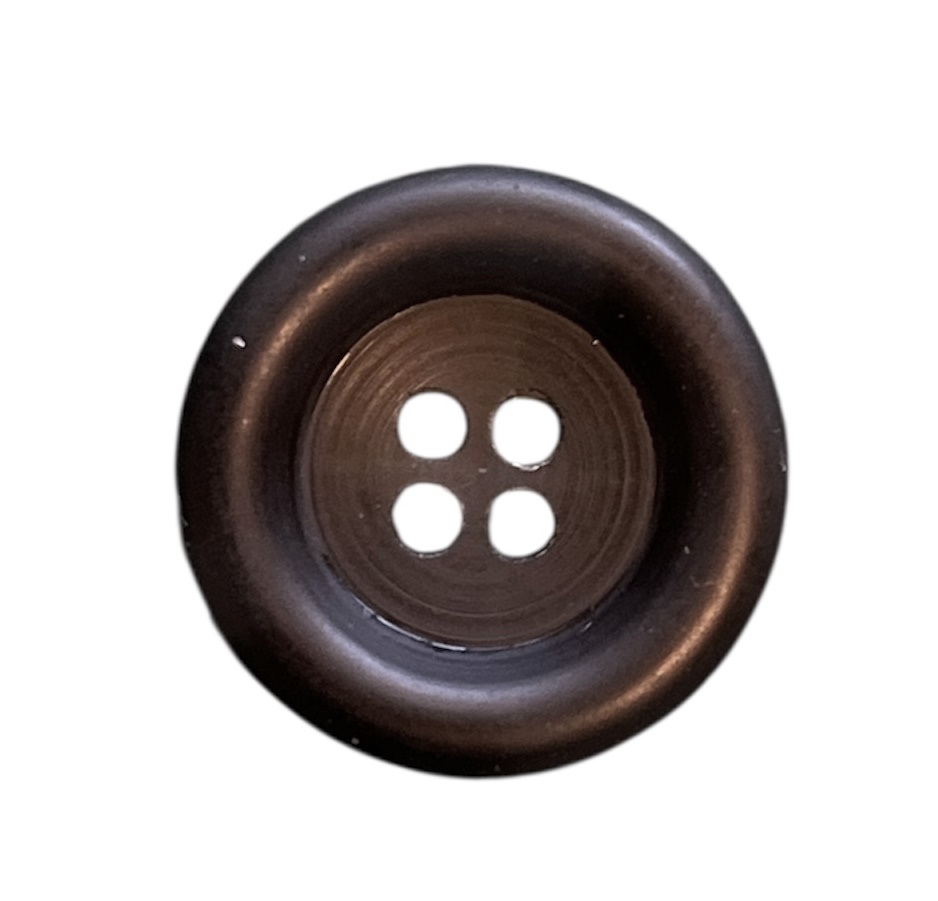 Knapp 4 hulls 20 mm Grå - Bilde 1