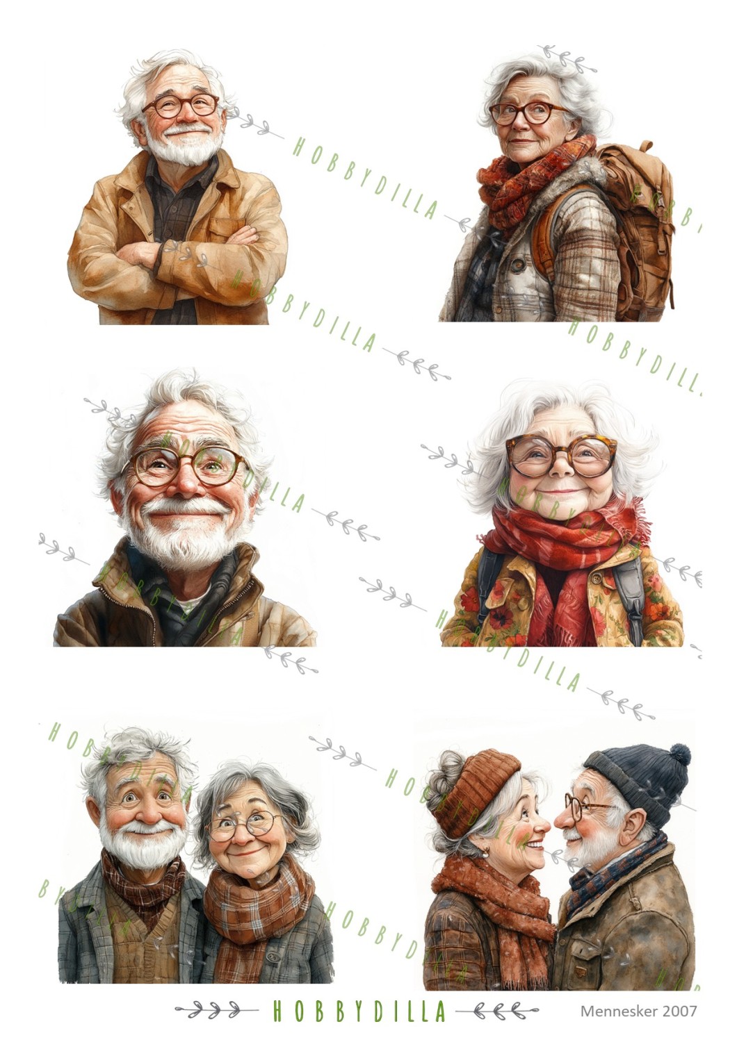 Rispapir A4 Mennesker 2007 Godt voksne 1 - Bilde 1