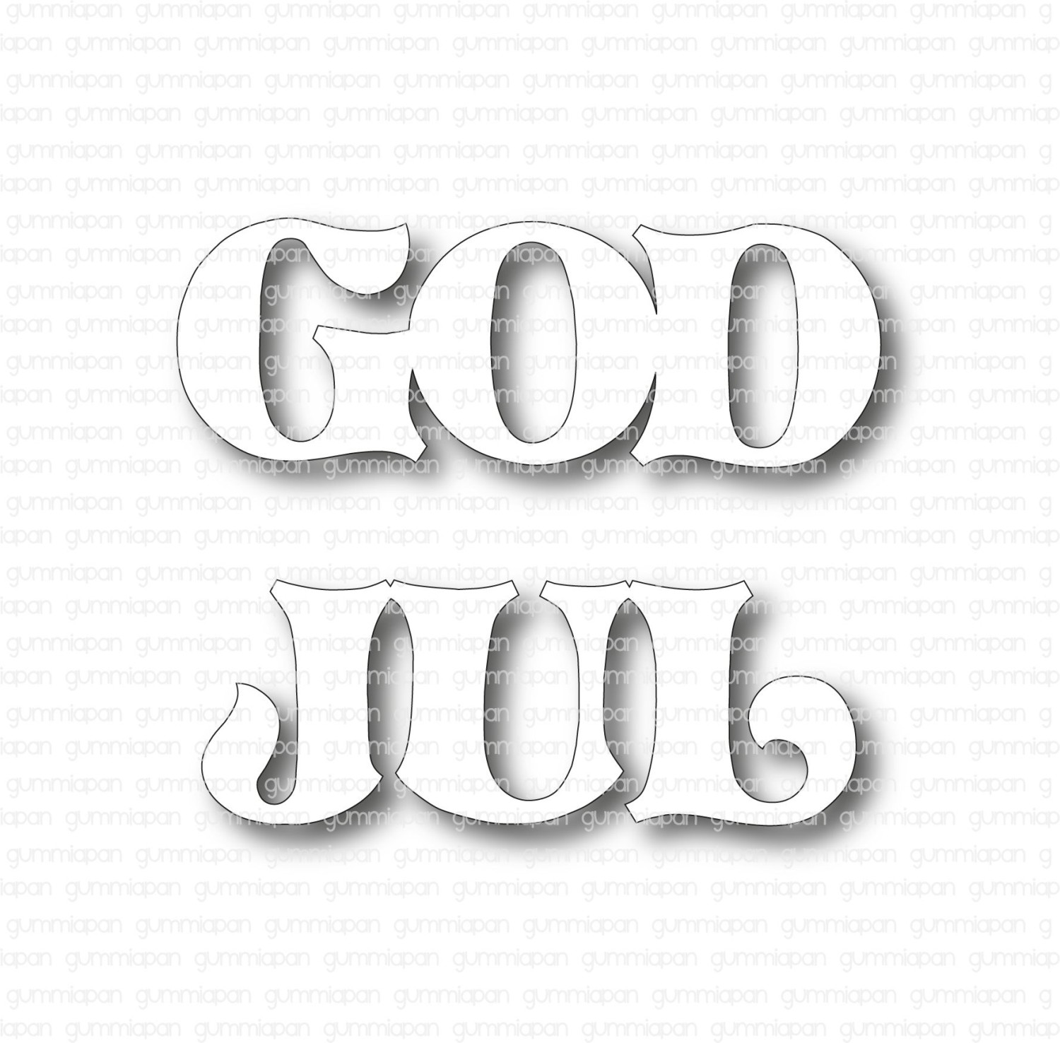 Gummiapan Dies God Jul - Bilde 1