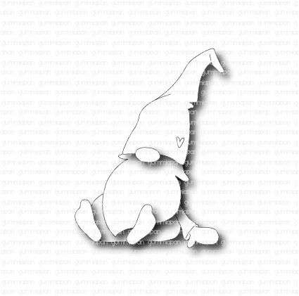 Gummiapan Dies Sittende Nisse