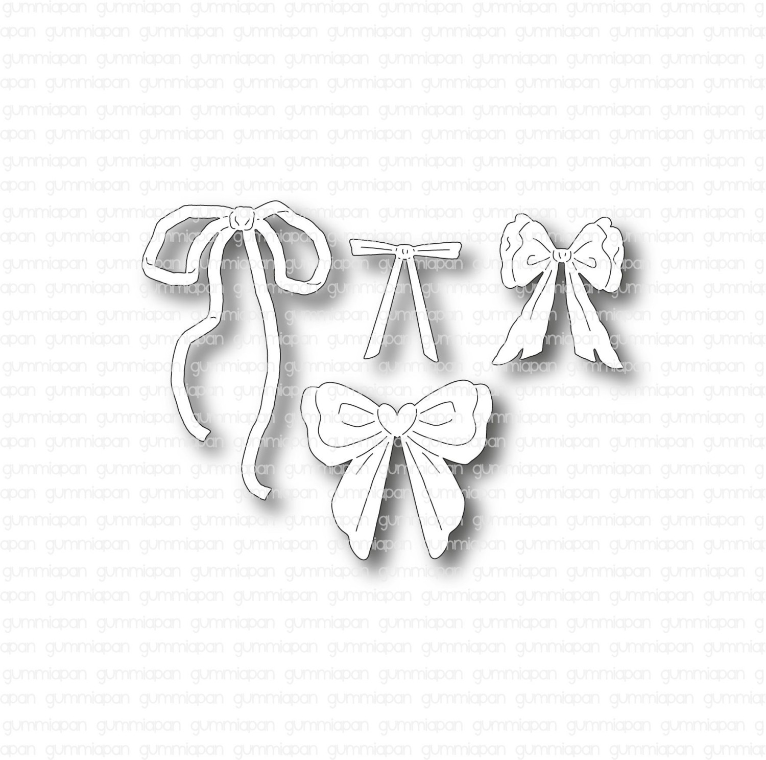 Gummiapan Die Sett med Sløyfer - Bilde 1