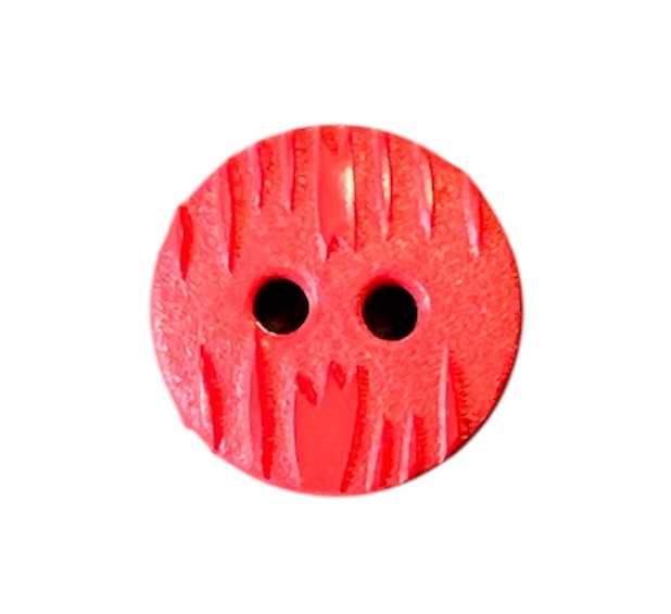 Knapp 2 hulls 12mm Rød - Bilde 1
