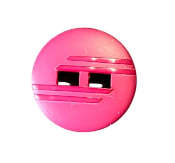 16501_image_4d341b6045c9f4e8.jpg Knapp 2 hulls 13 mm Mørk Rosa