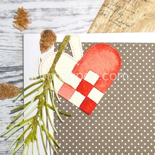 Gummiapan Dies Flettet Julekurv