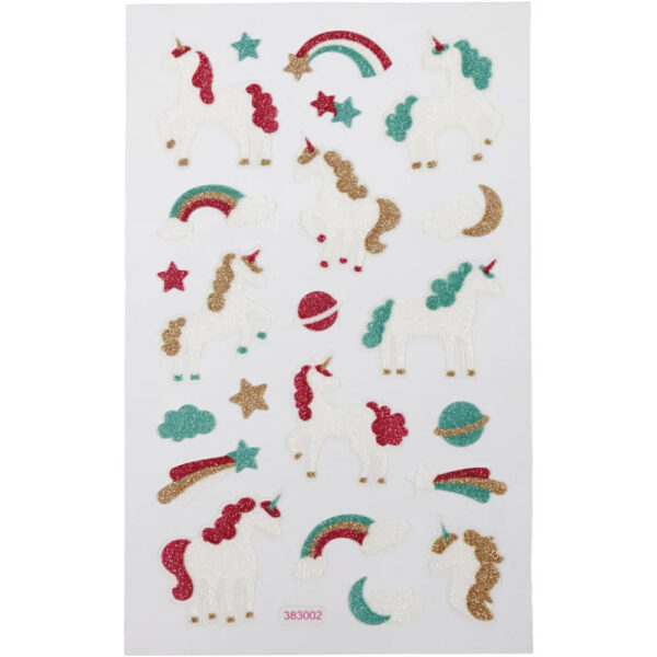 1698.jpg Klistremerke Enhjørning