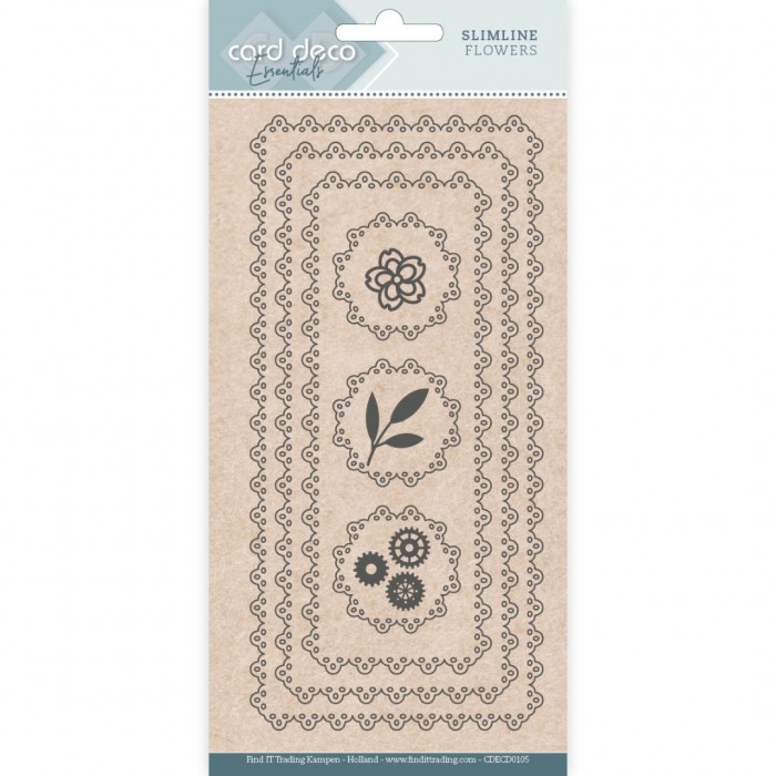 Card Deco Essentials Dies - Slimline Butterfly - Bilde 1