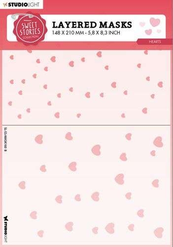 Studio Light • Sweet Stories Mask Hearts