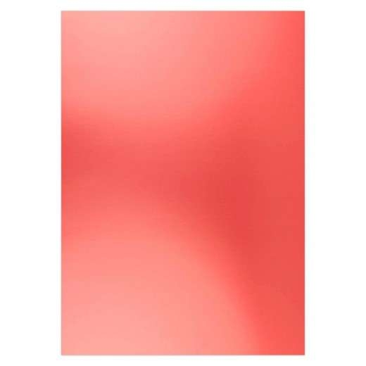 Metallic kartong -  Julerød