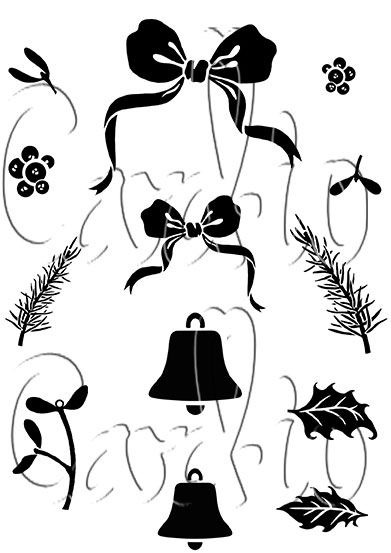 Card-io Holly Berry A7