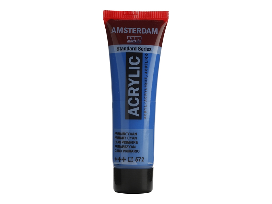 Amsterdam Standard 20ml - 572 Primary Cyan - Bilde 1