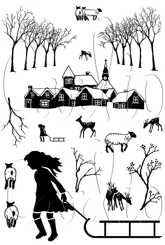 Card-io Winter Wander  A6