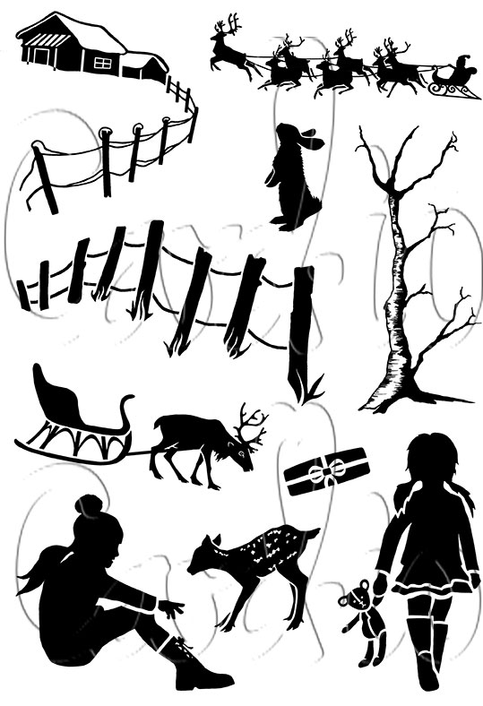 Card-io Winter View  A6