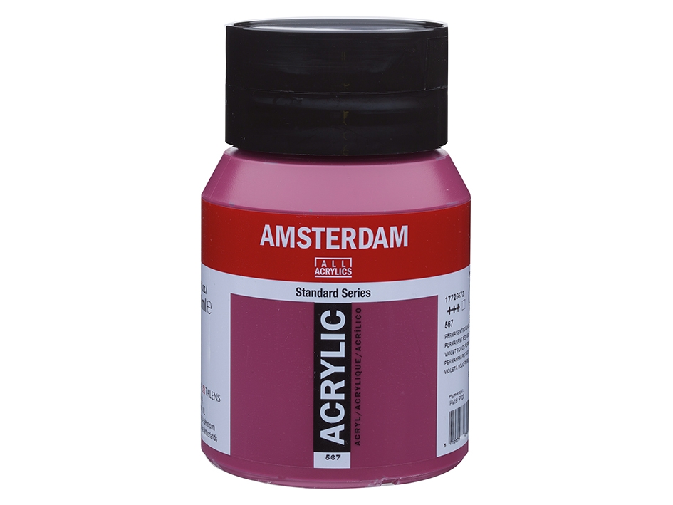 Amsterdam Standard 500ml - 567 Permanent red violet - Bilde 1