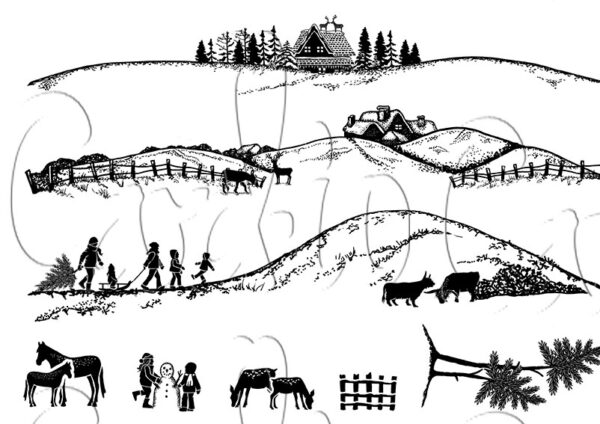 Card-io Seasonal Skylines A6