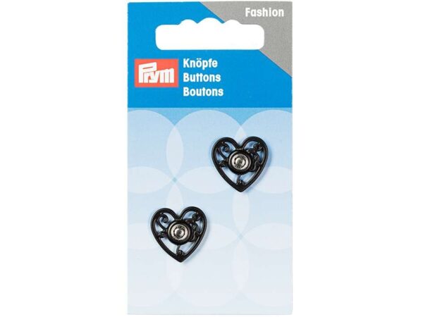 Prym hjerte trykk knapp