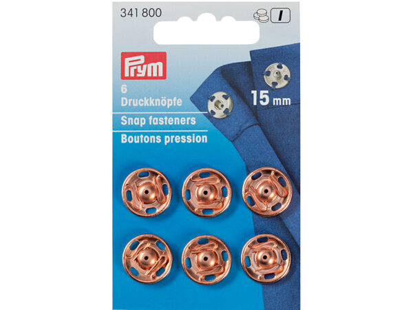 Prym trykknapp 15mm