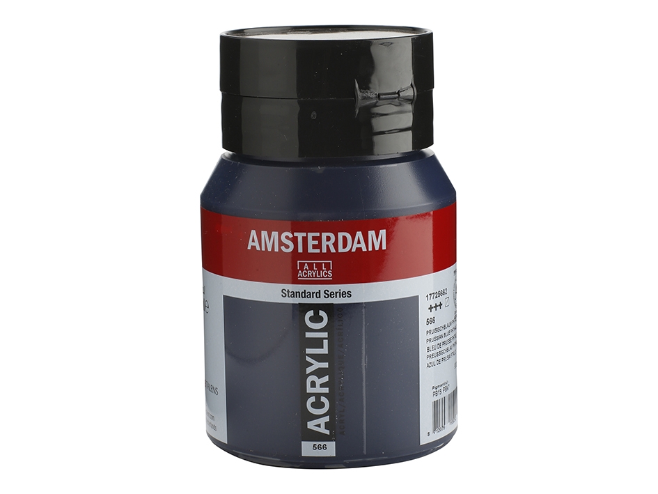 Amsterdam Standard 500ml – 566 Prussian Blue Phthalo - Bilde 1