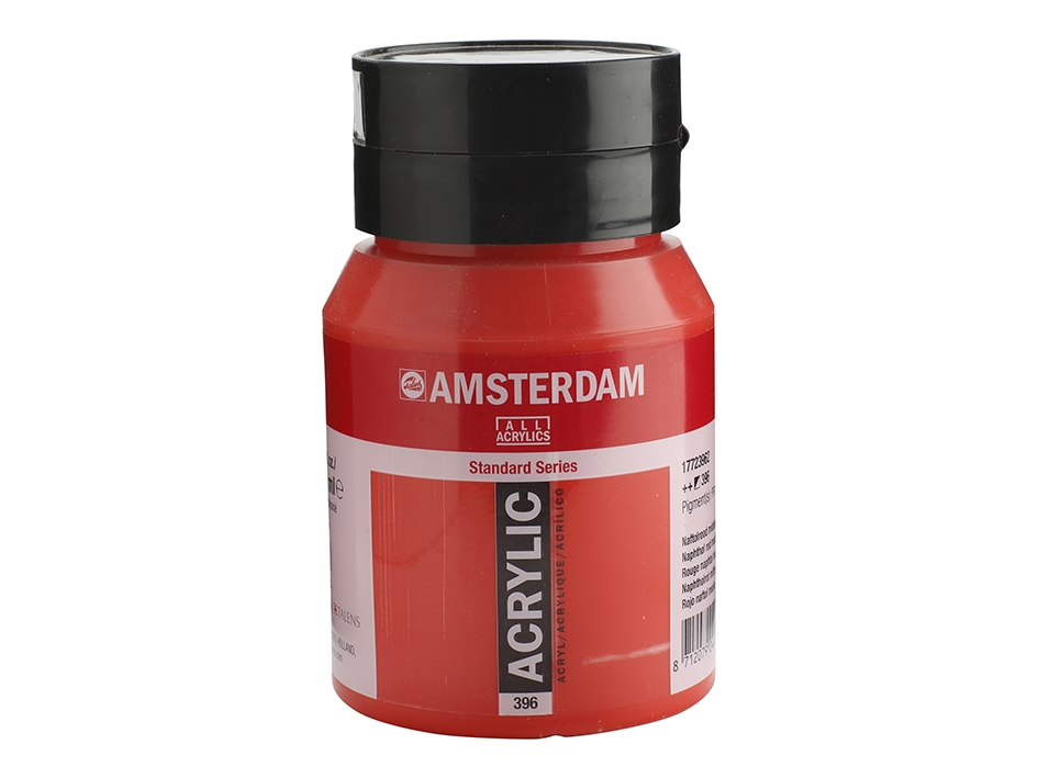 Amsterdam Standard 500ml – 396 Napthol red med. - Bilde 1